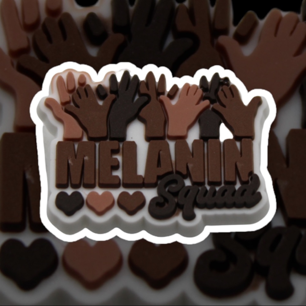Melanin Squad Croc Jibbitz